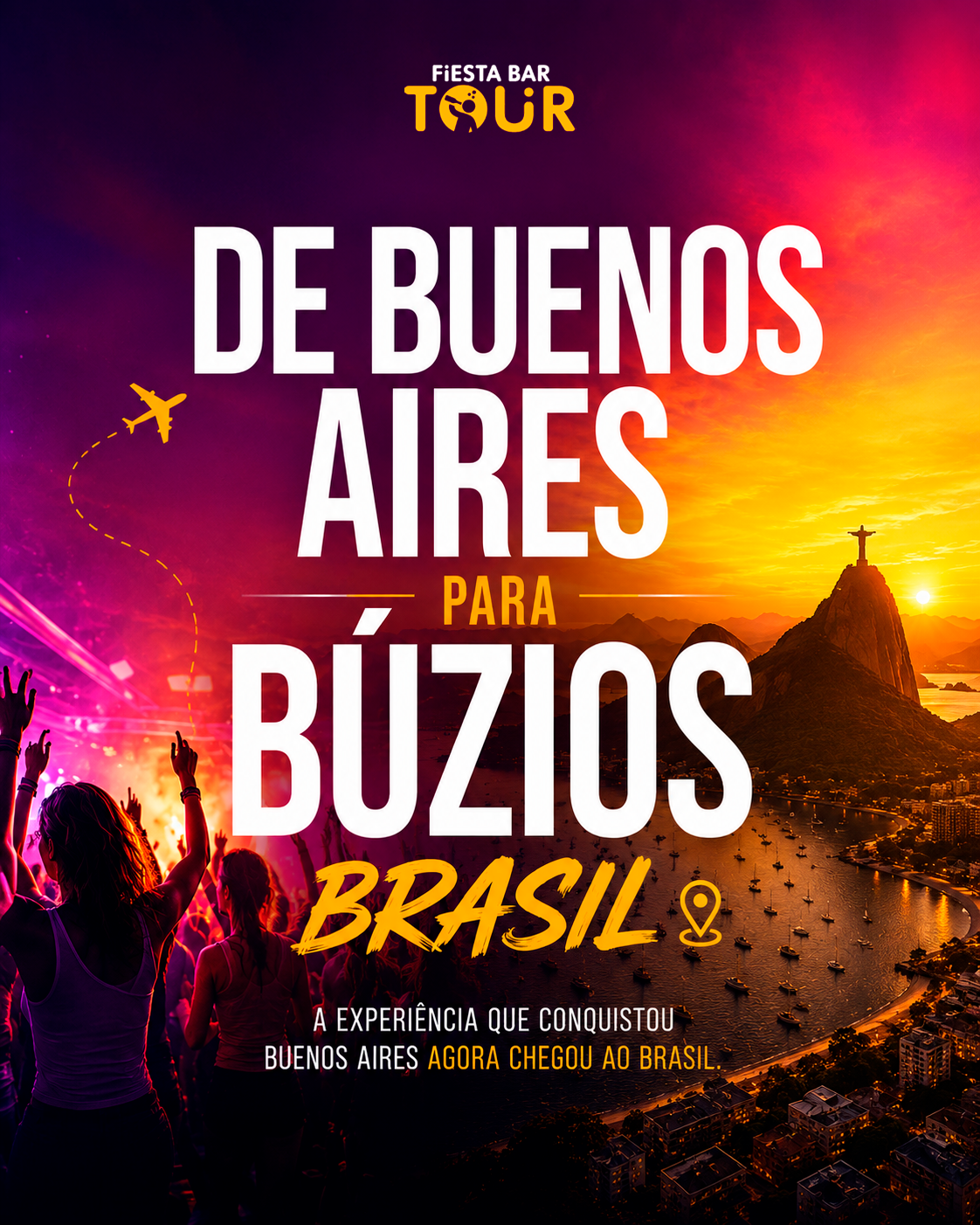 De Buenos Aires para Búzios — Fiesta Bar Tour